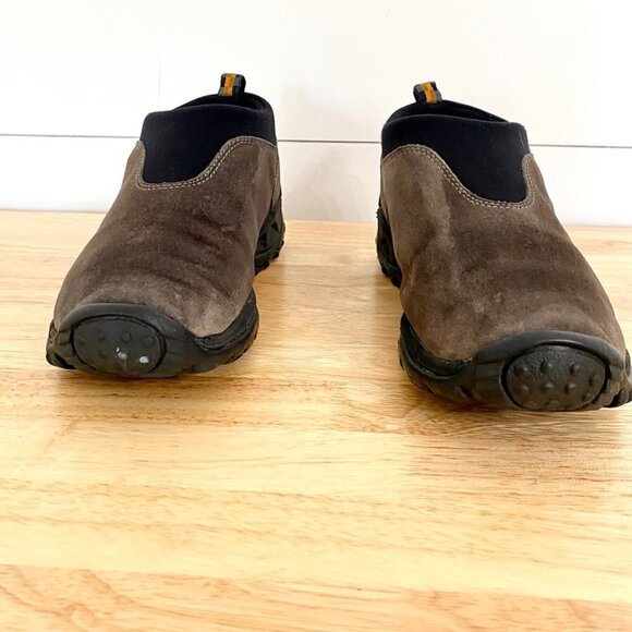 Merrell Suede Slip On Winter Mocs in Gunsmoke Brown Trail Shoes, Size 8.5 - Picture 5 of 11